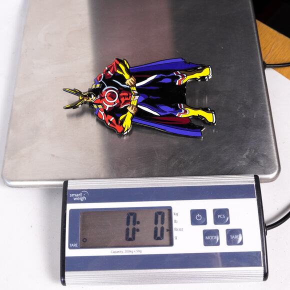 FiGPiN My Hero Academia All Might Silver Age Anime Collectible Enamel Pin 6" - Picture 4 of 4